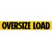 Escort (12" X 72"L) Magnetic .030 Oversize Load Sign – For Pilot Car